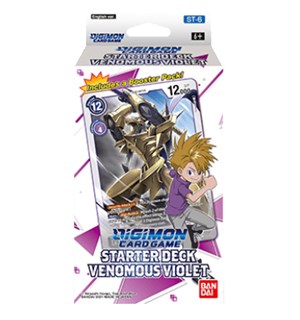 Digimon TCG Starter Deck Venomous Violet Digimon Card Game - ST-6 