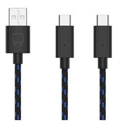 Dual Play Charge Cable 3 meter PS5 Dobbel ladekabel til PlayStation 5