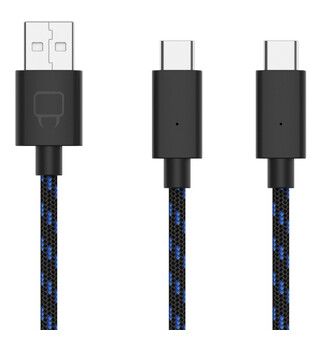 Dual Play Charge Cable 3 meter PS5 Dobbel ladekabel til PlayStation 5