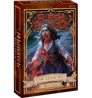 Flesh & Blood Monarch Blitz Deck Levia Ferdigbygget 40+ kort deck 