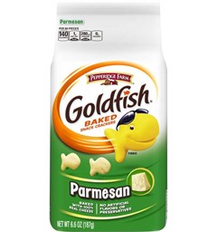 Goldfish Crackers Parmesan 187g Gullfisk - Kinofavoritten med parmesaost
