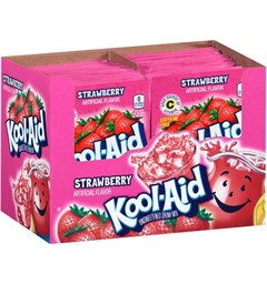 Kool Aid Strawberry Eske med 48stk