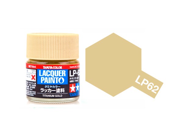 Lakkmaling LP-62 Titanium Gold Tamiya 82162 - 10ml