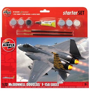 McDonnell Douglas F-15A Eagle Start Set Airfix 1:72 Byggesett 27cm 