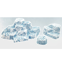 Monster Scenery Snowy Hills