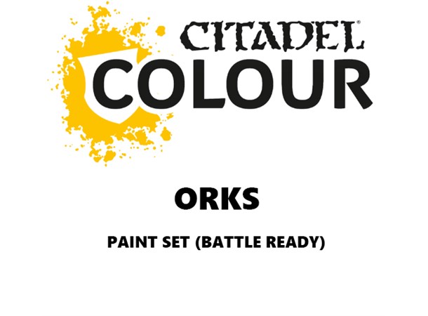 Orks Paint Set Battle Ready Paint Set for din hær