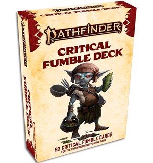 Pathfinder 2nd Ed Critical Fumble Deck Second Edition RPG 