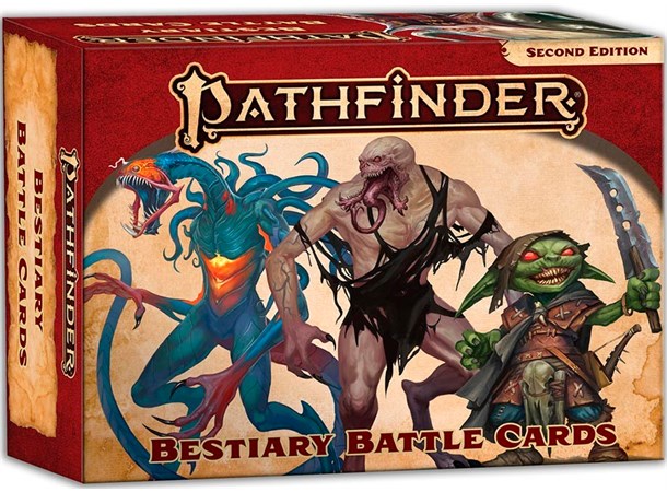 Pathfinder RPG Cards Bestiary 1 Second Edition Battle Cards