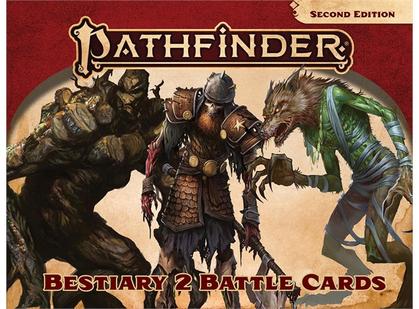 Pathfinder RPG Cards Bestiary 2 Second Edition Battle Cards