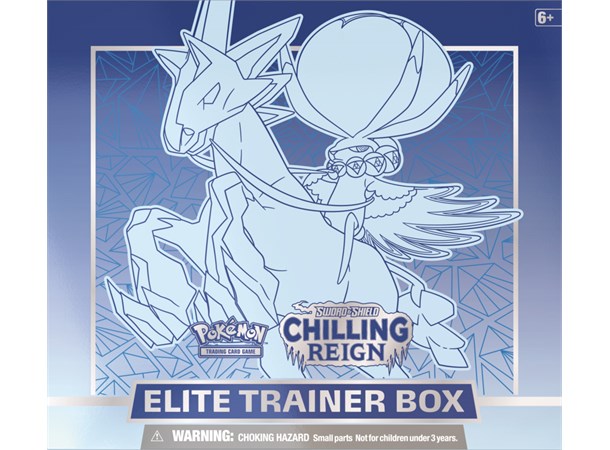 Pokemon Chilling Reign Elite Trainer v1 Sword & Shield 6 - BLÅ BOKS