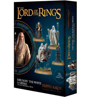 Saruman the White & Grima Wormtongue Middle-Earth Strategy Battle Game 