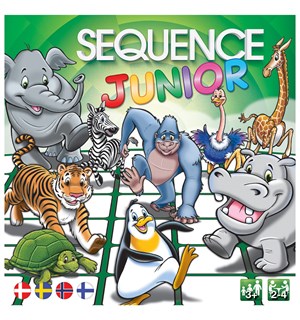 Sequence Junior Brettspill Norsk utgave 