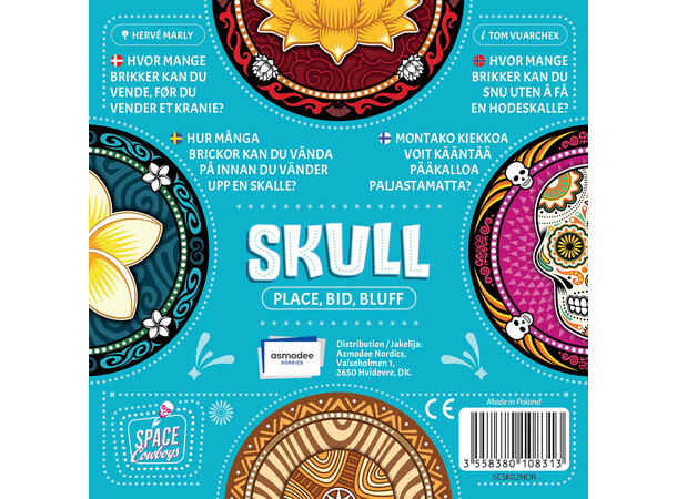 Skull Kortspel Svensk utgåva 