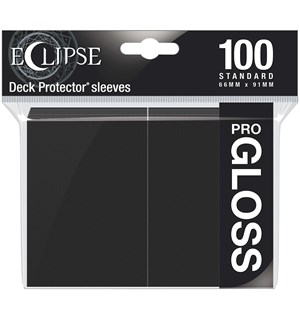 Sleeves Eclipse Pro Gloss Svart x100 Ultra Pro Kortbeskytter / Deck Protector 