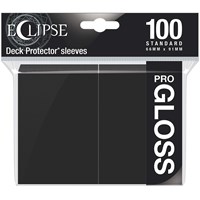Sleeves Eclipse Pro Gloss Svart x100 Ultra Pro Kortbeskytter / Deck Protector