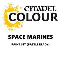 Space Marines Paint Set Battle Ready Paint Set for din hær