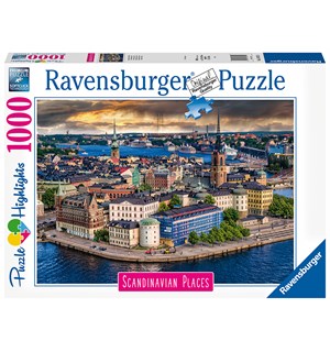 Stockholm Sverige 1000 biter Puslespill Ravensburger Puzzle 