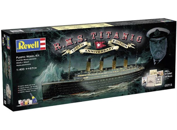 Titanic 100 Years Special Ed Starter Revell 1:400 Byggesett Starter Set