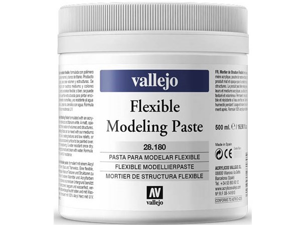 Vallejo Flexible Modelling Paste 500ml
