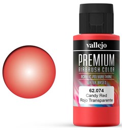 Vallejo Premium Candy Red 60ml Premium Airbrush Color - Candy