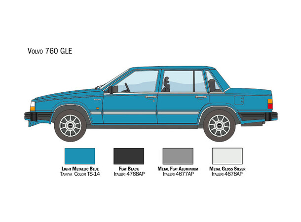 Volvo 760 GLE Italeri 1:24 Byggsats 