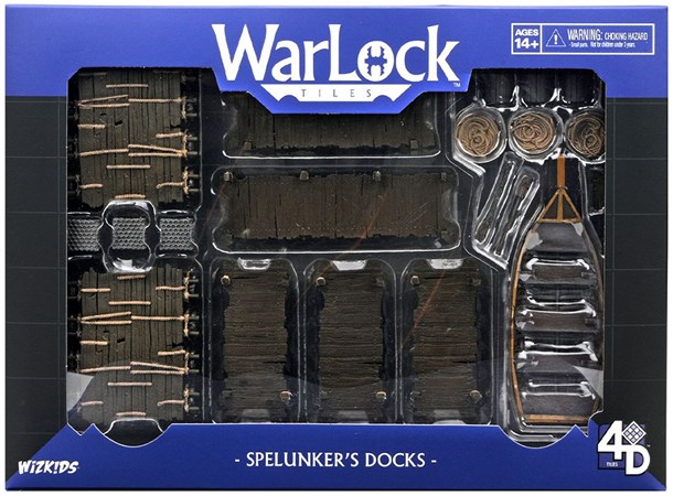 Warlock Tiles Accessory Spelunkers Docks Bygg din egen Dungeon i 3D!