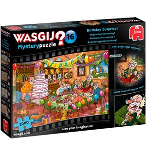 Wasgij Mystery 16 Puslespill Birthday Surprise 
