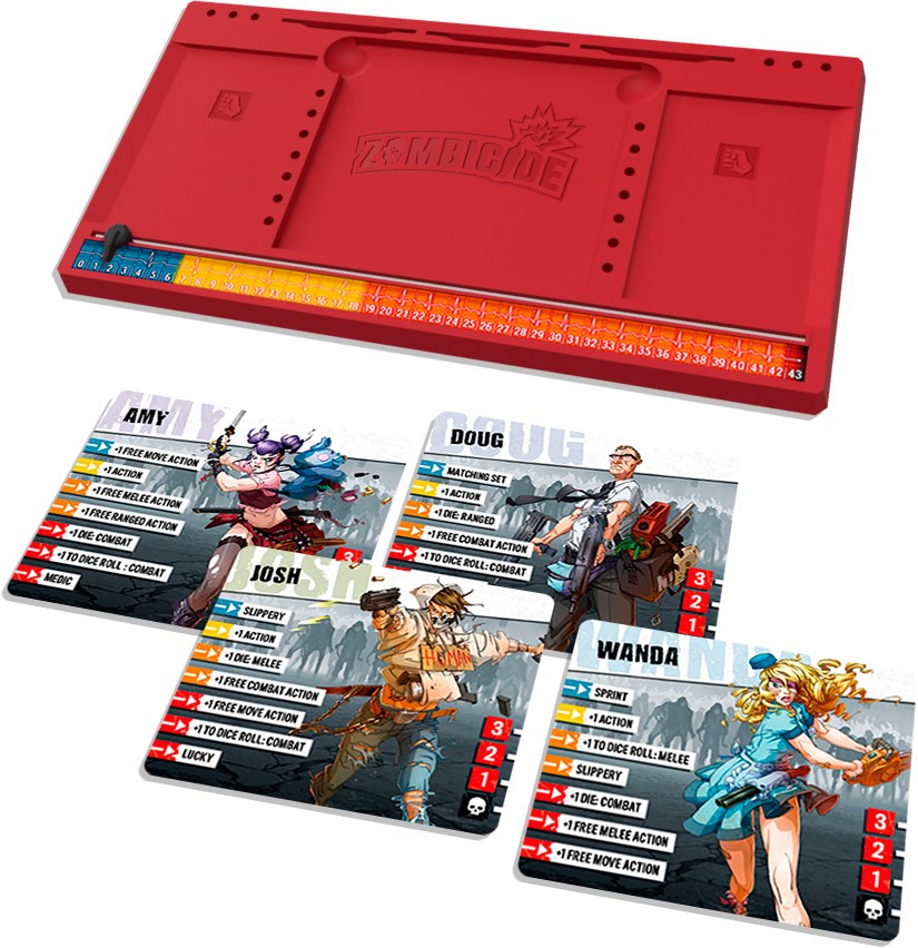 Zombicide 2nd Edition Extra Players Kit Extra Players Upgrade Kit Conversion Gamezone.no