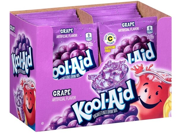 *Kool Aid Grape Eske med 48stk 