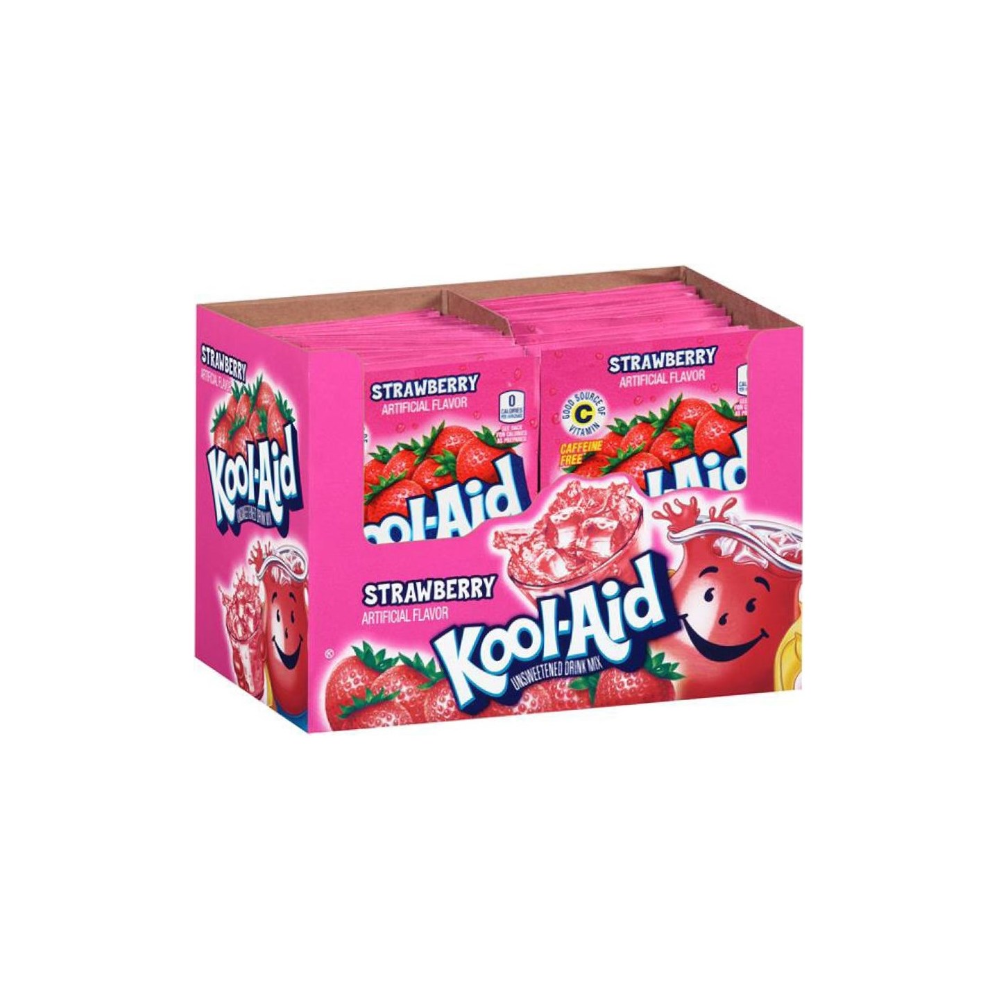 Kool Aid Strawberry Eske med 48stk