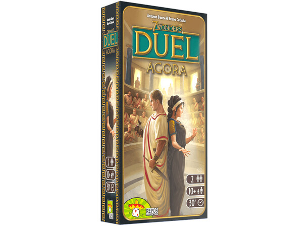 7 Wonders Duel Agora Expansion - Svensk Expansion till 7 Wonders Duel 