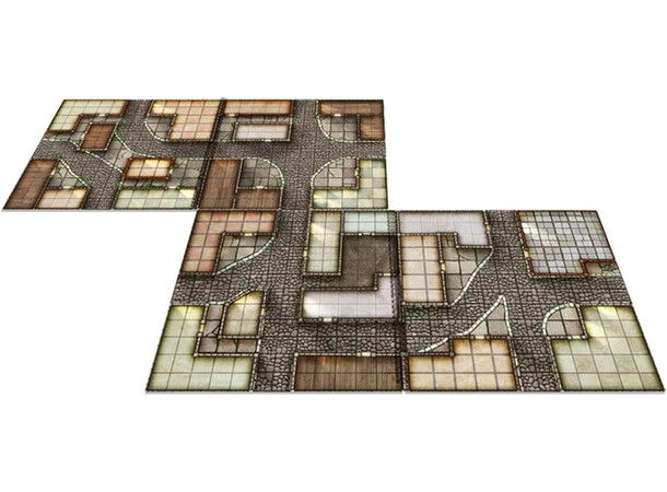 Book Of Battle Mats Towns & Taverns Spiralbunden - 2,5 cm rutnät 