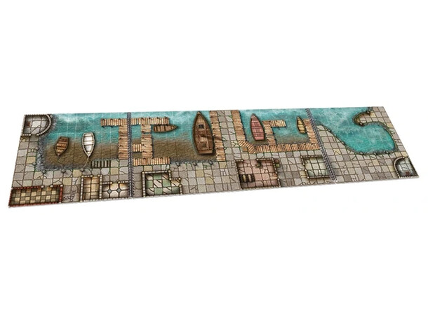 Book Of Battle Mats Towns & Taverns Spiralbunden - 2,5 cm rutnät 