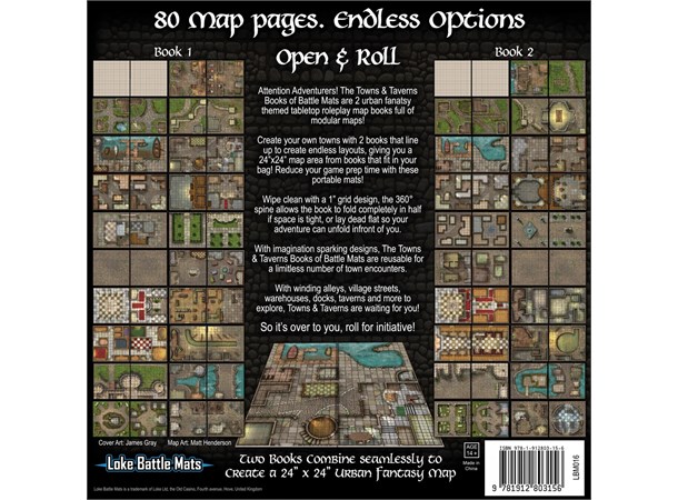 Book Of Battle Mats Towns & Taverns