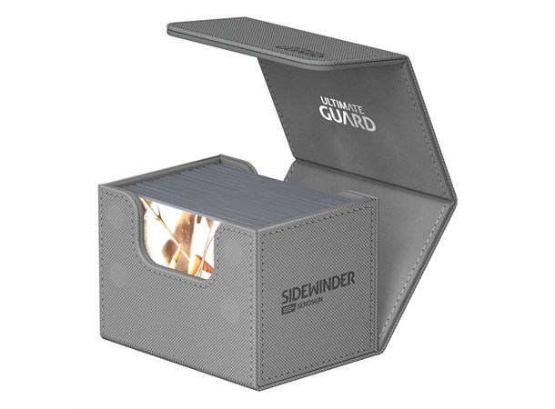 CardBox Sidewinder Monocolor 100+ Grå Ultimate Guard XenoSkin