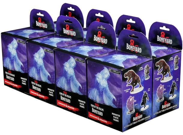 D&D Figur Icons Boneyard Brick Display - 8 lådor med 4 figurer per låda 