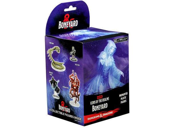 D&D Figur Icons Boneyard Brick Display - 8 lådor med 4 figurer per låda 