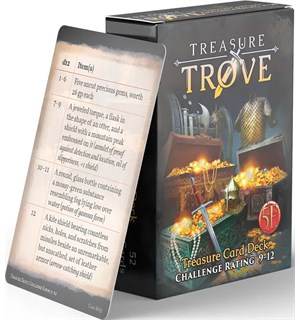 D&D Treasure Trove Deck CR 9-12 Dungeons & Dragons - 52 kort 