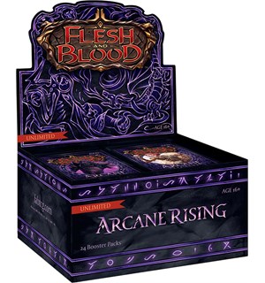 Flesh & Blood Arcane Rising Display 24 boosterpakker á 15 kort per pakke 
