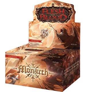 Flesh & Blood Monarch Unlimited Display 24 boosterpakker á 15 kort per pakke 