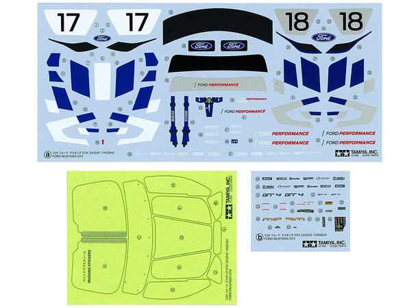 Ford Mustang GT4 Tamiya 1:24 Byggsats 