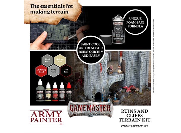 GameMaster Terrain Kit Ruins & Cliffs The Army Painter