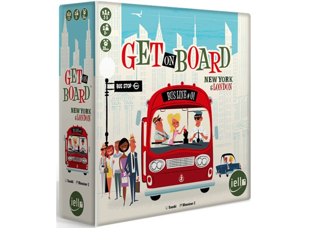 Get On Board New York/London Brettspill Norsk utgave
