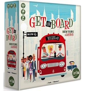 Get On Board New York/London Brettspill Norsk utgave 