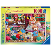 Knitty Kitty 1000 biter Puslespill Ravensburger Puzzle
