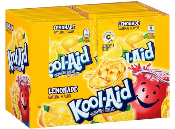 Kool Aid Lemonade Eske med 48stk