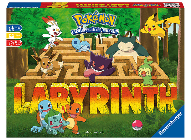 Labyrinth Pokemon Brädspel Svensk utgåva 