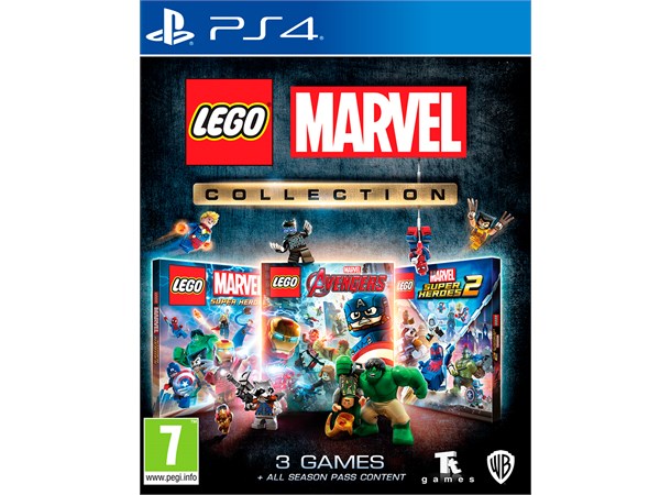 Rusten Gum Kør væk Lego Marvel Collection PS4 3 spill i en pakke - Gamezone.no