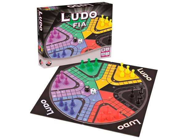 Ludo Fia Brädspel - 6 spelare Svensk utgåva 