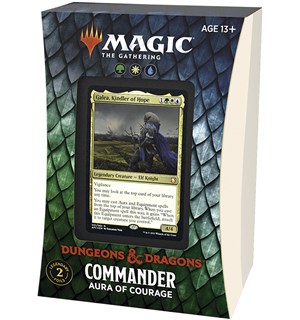 Magic Forgotten Realms Commander Aura of Commander Deck - Aura of Courage 